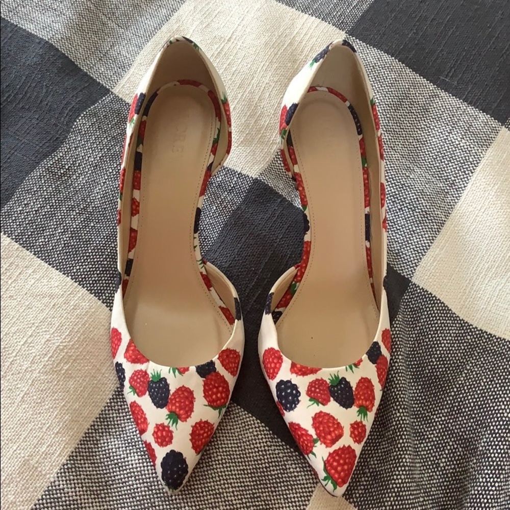 J. Crew Berry Lucie pumps